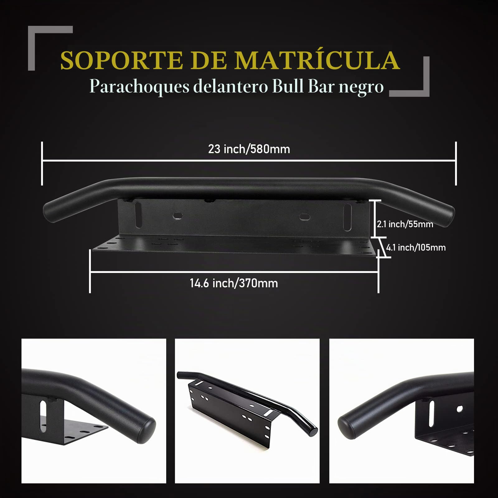 SKYWORLD Barra led 4x4, 23 pulgadas 59 cm 480W Barras LED Coche Faro led Focos 12v 24v trabajo con soporte de montaje de placa de matrícula, Toggle arnés de cableado Kit para Coche 4WD ATV SUV Camión