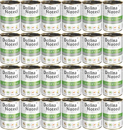 Produktbild von Dolina Noteci Premium Nassfutter mit Hirsch - 24 x 400 g