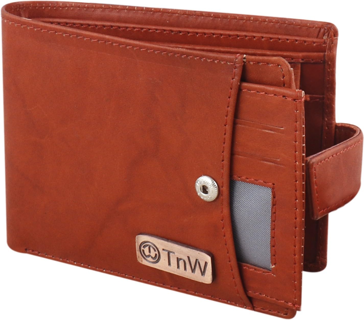 Men Casual Brown Genuine Leather Wallet (7 Card Slots) (TnW-Wallet-Mathani-Maroon-ftng_1)-picture-19