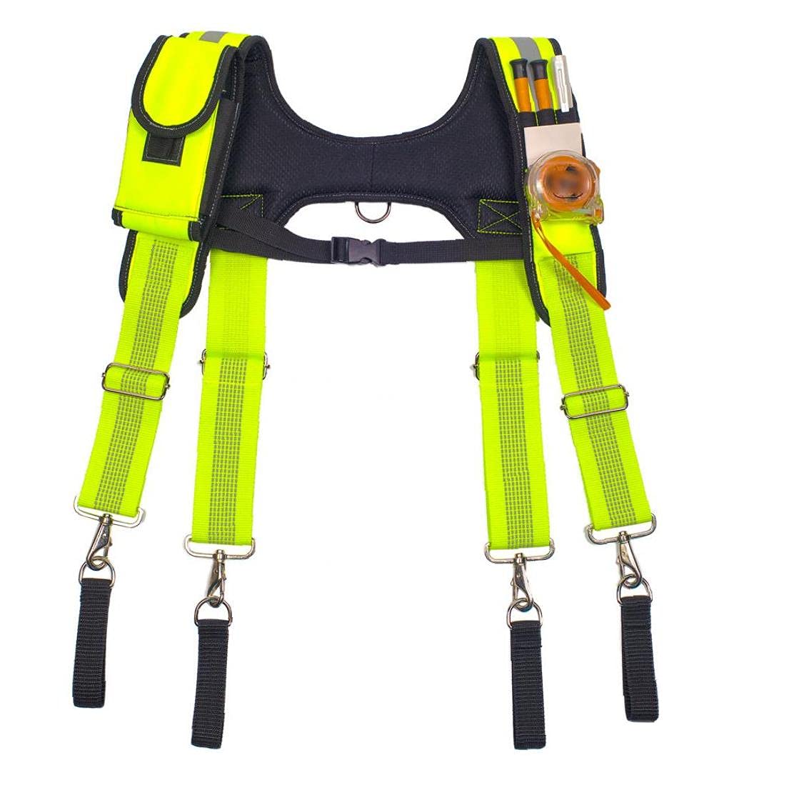 work tool holder garter belt neon green weight reduction reflective braces  belt hand tools : Amazon.com.be: Tools & Home Improvement