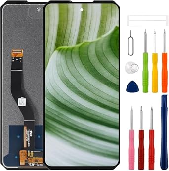 New LCD Display Replacement for Oukitel WP30 Pro Touch Screen Digitizer Assembly Replacement with Upgraded Repair Tools Kit-Black