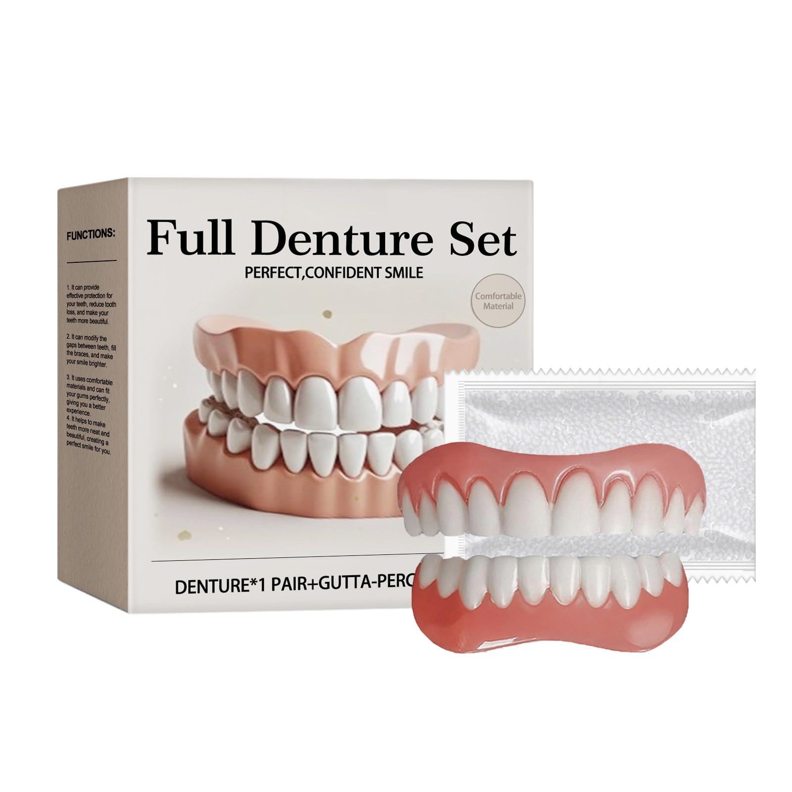 Dental Cosmetic Kit Teeth Whitening Set Enhances Smile Aesthetics Improves Tooth Gap Appearance