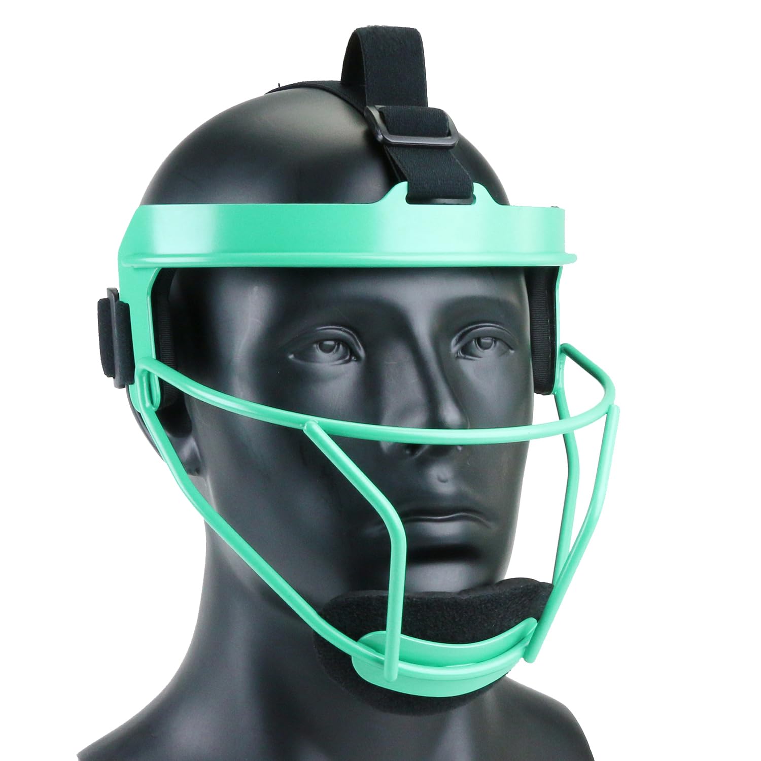 Runxrocy Softball Face Mask Durable Defensive Softball Fielder's Mask Lightweight Girls Women Protective Softball Infielder's Face Shield Color Blue