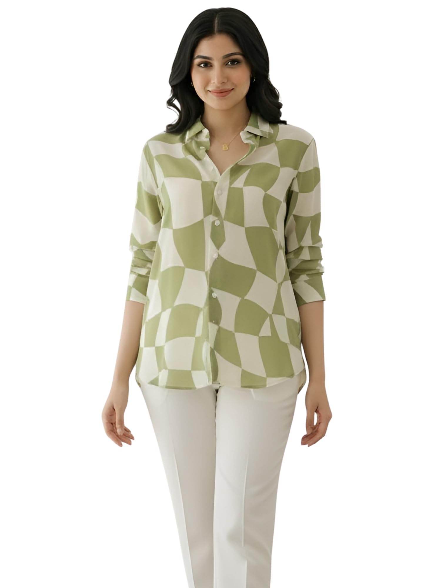 trendy queen Women's Floral Regular Fit Shirt-picture-12