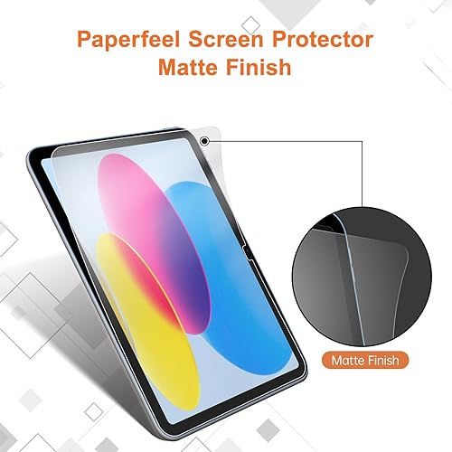 Miniatura 4 de avakot Paquete de 2 protectores de pantalla Paperfeel para iPad de 6 generación de 9.7 pulgadas para dibujar  Película Paperfeel para iPad de 5