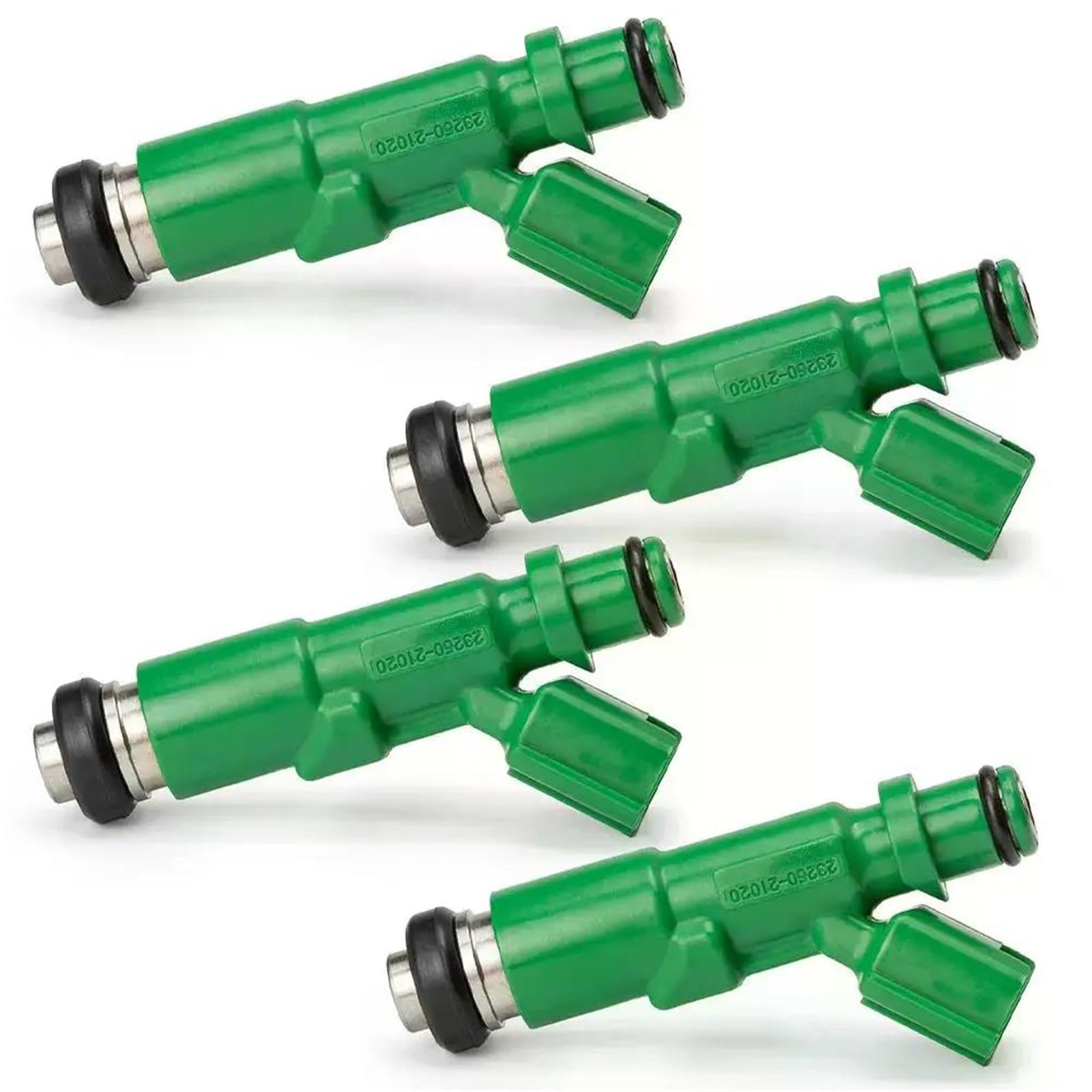 Trfbd 4 Pcs 1/4Pcs Fuel Nozzle 23209-21020 For Toyota For Vitz For Yaris 4Cyl 1.5L-L4 1Nz-Fe 23250-21020 12651035 842-12234(4 Pcs)