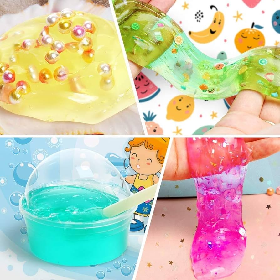 Amazon.co.jp: スライム キット 水晶粘土 DIY セット おもちゃ