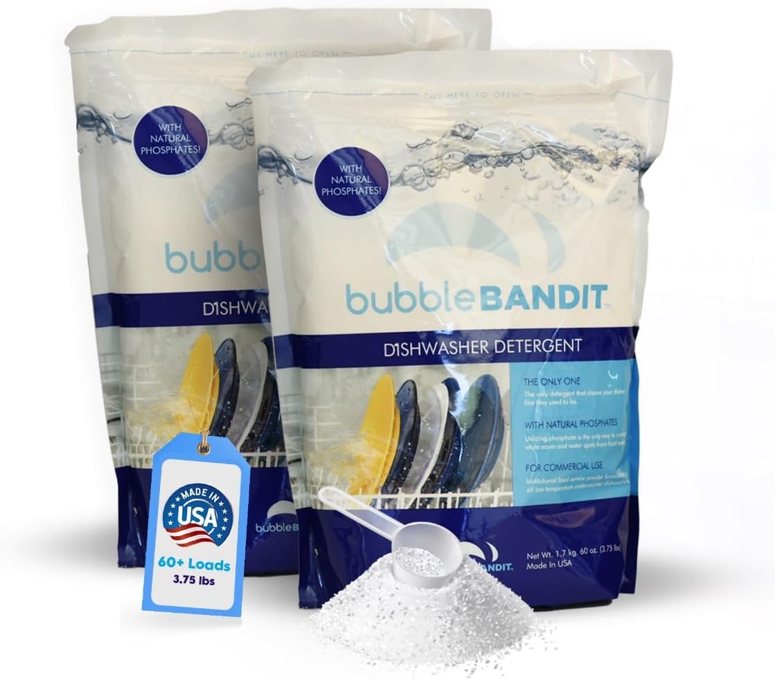 Bright and Fresh Dishwasher Detergent with Phosphate Dish