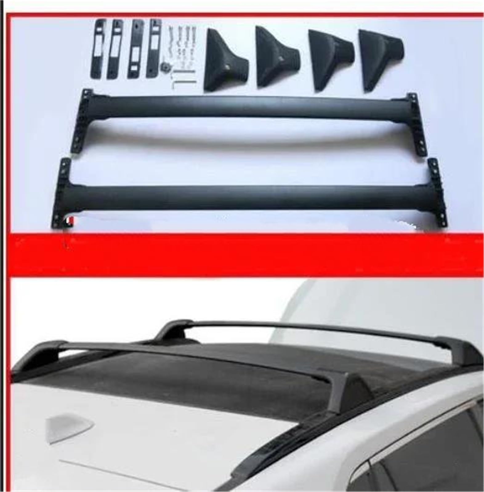 Barras Portaequipajes Barra Transversal De Riel Techo para Toyota RAV4 2020 2021 Horizontal Llegada Aleación Aluminio