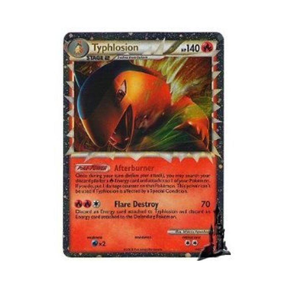 Pokemon HeartGold & SoulSilver Typhlosion Prime HGSS09 Shiny Promo Card :  Amazon.co.uk: Toys & Games