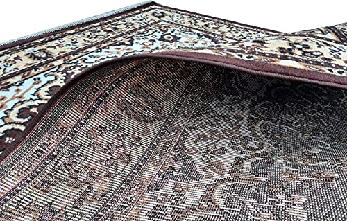 Image of Home Decore Acrylic Carpet for Your Living Room & Drawing Room Aywhere in Your Home (210x300 Coffee Colour)- 7x10 Feet