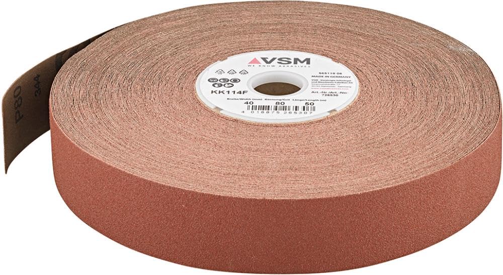 VSM Rotolo per corpo marrone, 40 mm x 50 m, K100 KK 114 F, 1 pezzo.