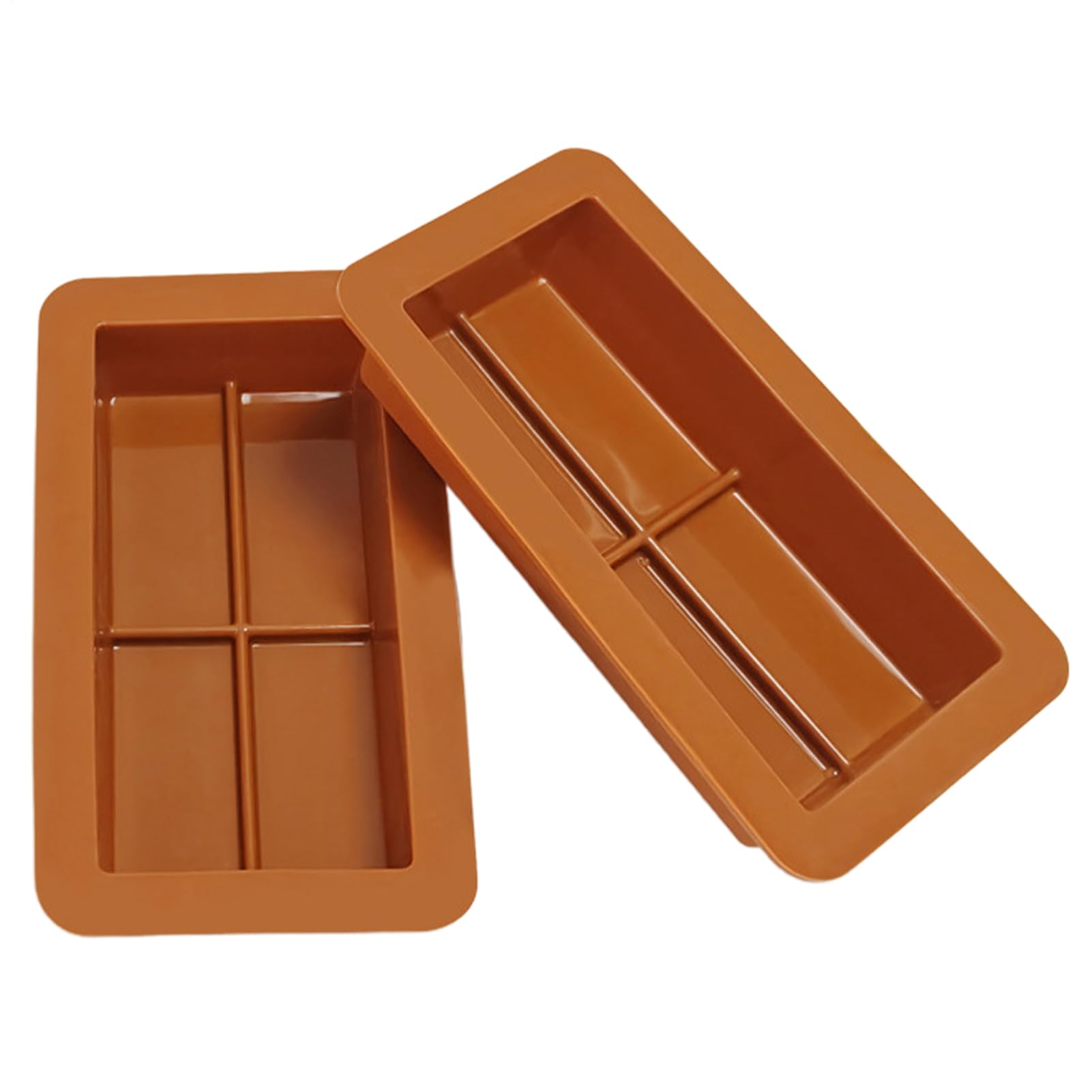 Cioccolato In Silicone Resistenti Al Calore Antiaderenti Facile Sformatura | Forma Per Barrette Di Caramelle per Cottura al Forno e Preparazione Caramelle, Dolci Festivi, Casa, 2 Pezzi da
