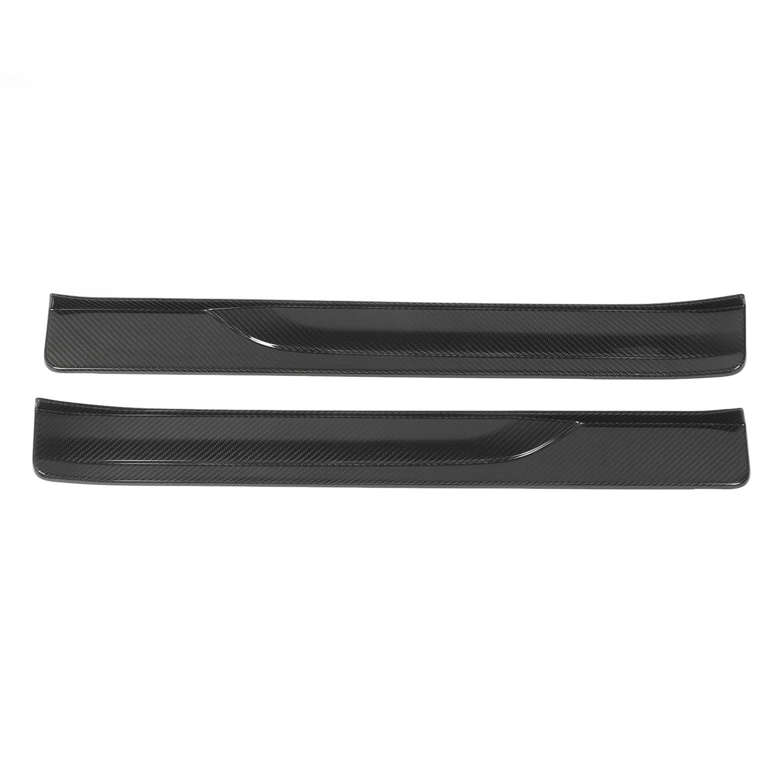 Keenso Karbonowy Próg Drzwiowy, 2 SZT. Błyszczący 3K Twill, Car Door Sill