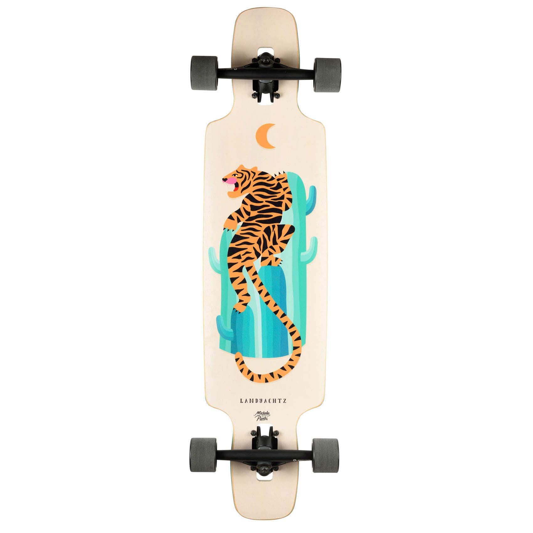 LANDYACHTZ Drop Carve Complete Longboard (37" - Desert Tiger)