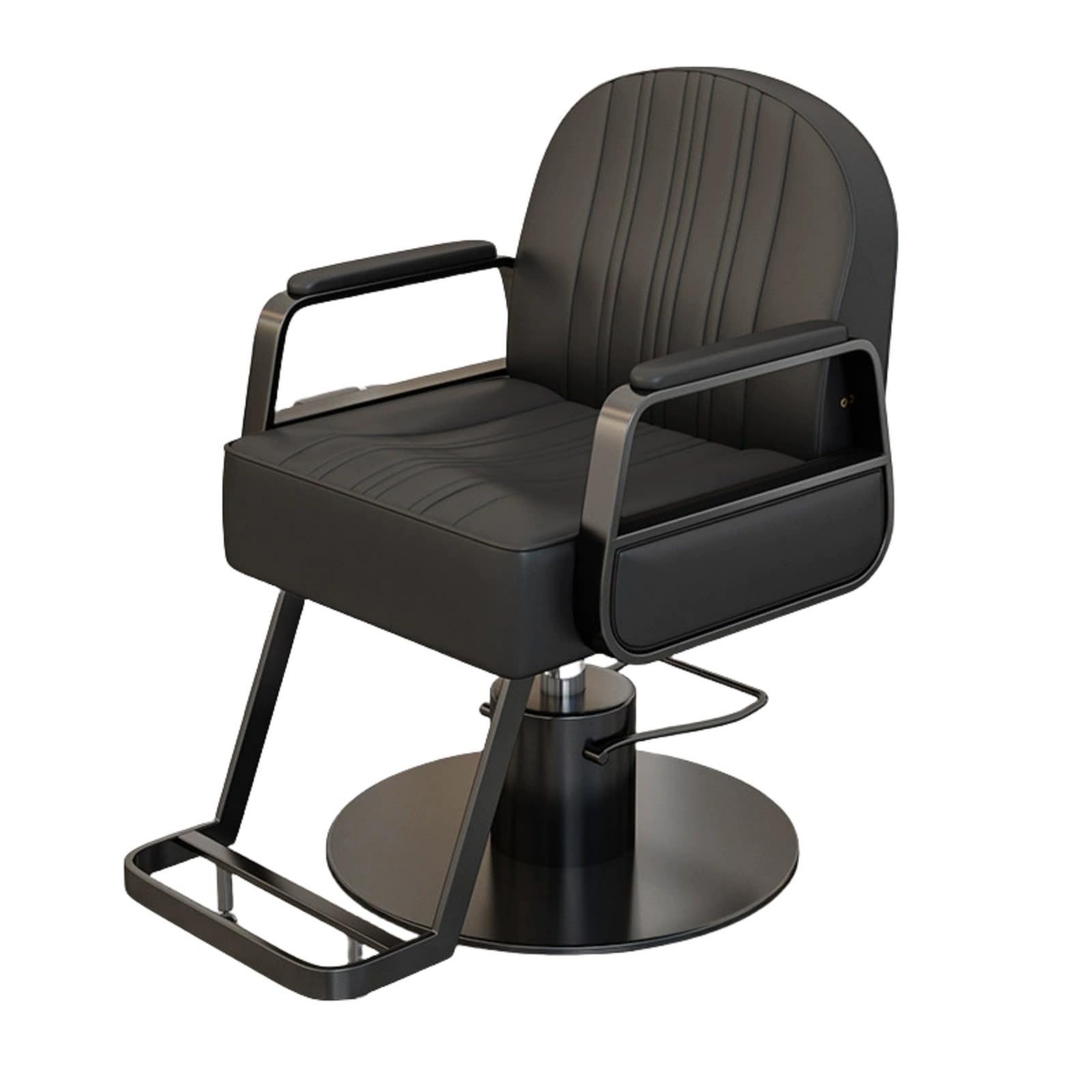 Barber & Salon Chair - Luxury 360° Swivel Hydraulic Styling Chair for Professional Salons & Spas,C