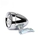 Vintage Bike Headlight, 6 LED Retro Bicycle Front Light Flashlight Headlamp with Bracket(Silver) gallery image