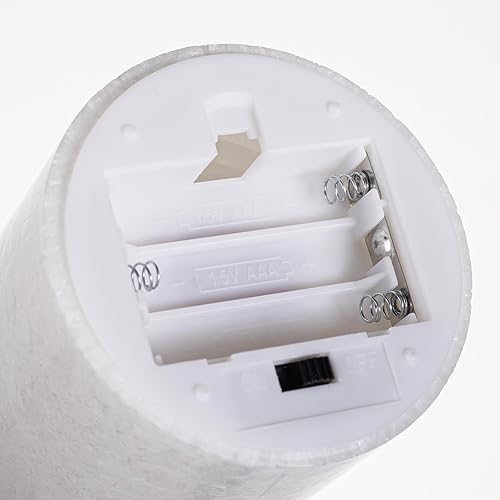 Miniatura 156 de Angelloong Velas parpadeantes de cristal transparente, sin llama, funcionan con control remoto y baterías, velas LED con temporizador, románticas