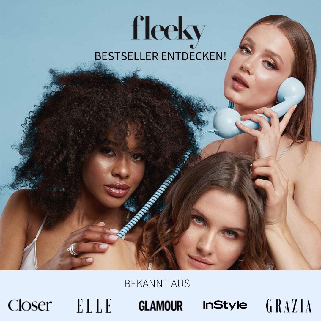 fleeky Augenbrauen-Set Brow Fix, Pomade & Micropen 3in1 - Perfekte Form Schattierung Füllung & Definition für natürliche wischfeste Ergebnisse (brown)
