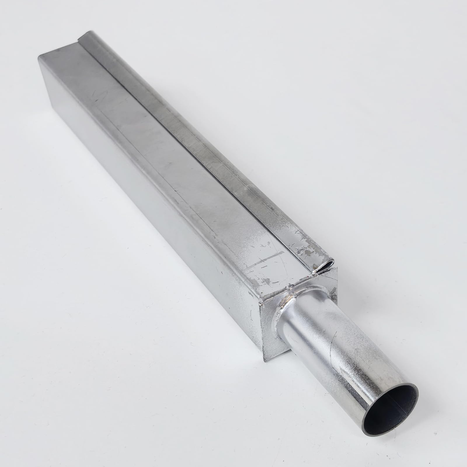 Accesorio para canaleta desague con Rejilla,Tapón Final con Salida Lateral de Ø 2 cm y 1 Conector, para canaleta desague 3,5 cm de Ancho