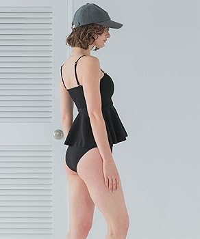 Amazon.co.jp: [シードレス] ペプラムフレア ビスチェ ビキニ
