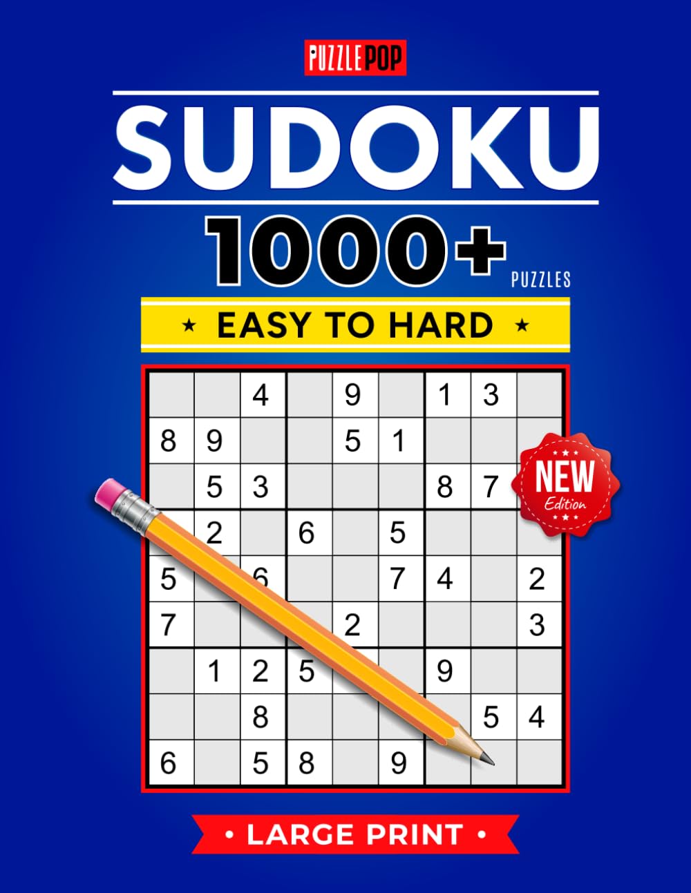 The Ultimate Sudoku 1000+: Enjoy Over 1000 Large Print Puzzles for All Ages and Skill Levels - From Beginners to Experts, 8.5x11 Format