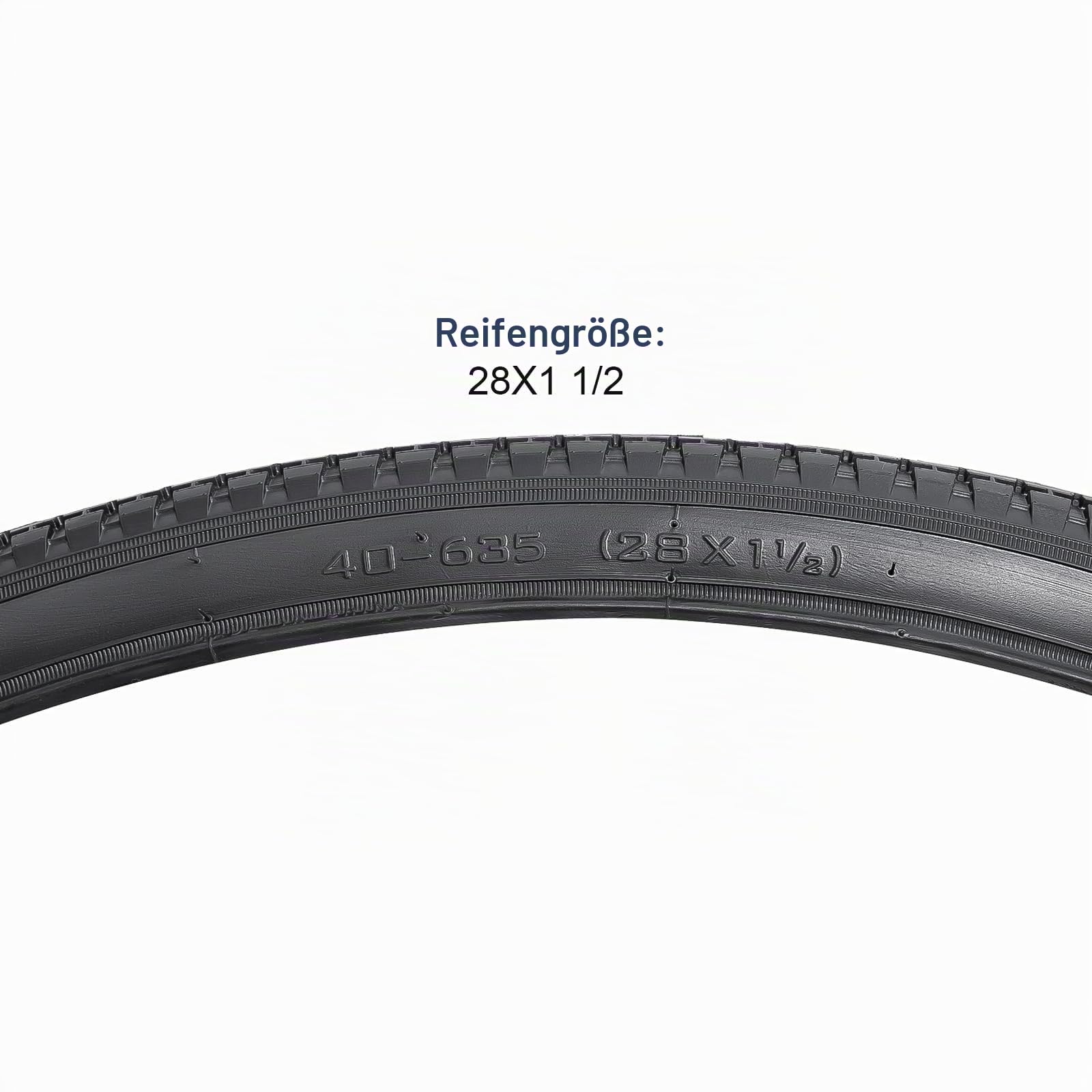 YUNSCM 2-PCS 28 Zoll Fahrradreifen 28x1 1/2 Mantel 40-635 Kompatibel mit Citybikes Rennrad Stadt/Straße 28 Zoll Reifen 28 x 1 1-2
