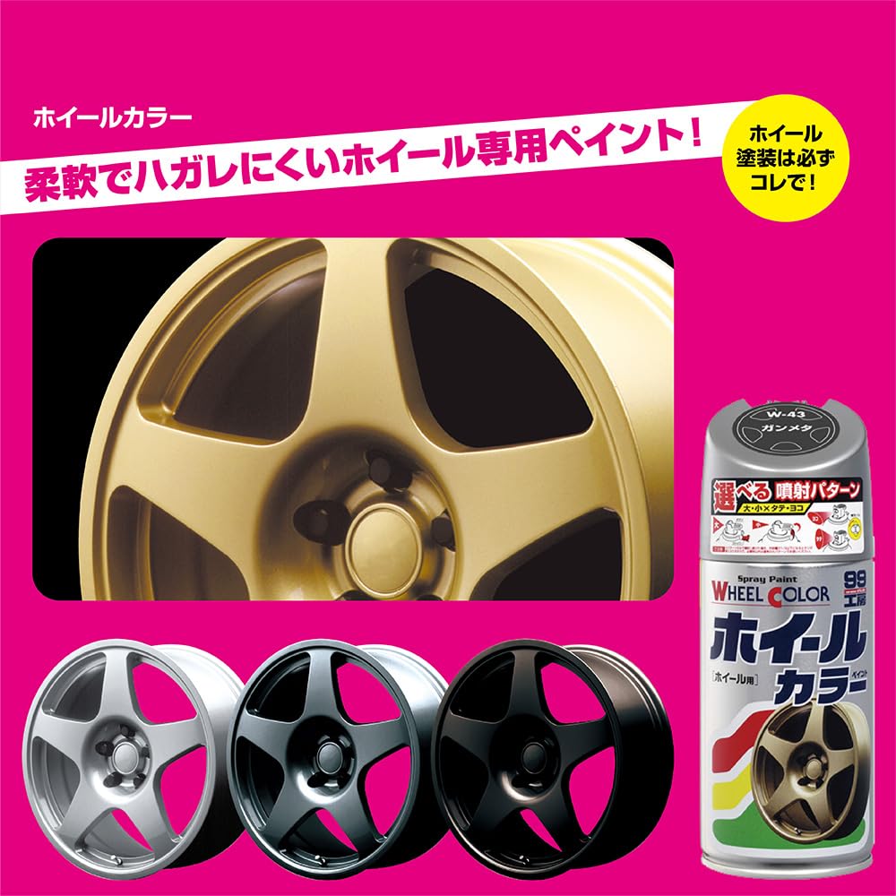 Amazon.co.jp: ソフト99(SOFT99) 99工房 補修ペイント ホイールカラー 