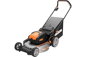 Worx WG751 Nitro 40V 20-Inch Cordless Lawn Mower That Cuts, Bags, Mulches