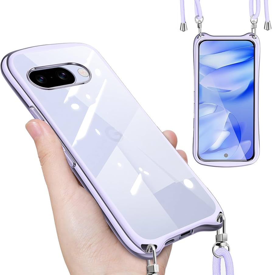 Amazon.co.jp: Google Pixel 9a 用 ケース クリア ショルダー