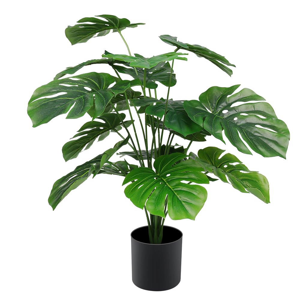 Jedids Plantas Falsas Grandes, Plantas Artificiales Altas, Decoración de Plantas Artificiales, Plantas Artificiales con Macetas de Plastico, Planta Artificial de Palmera