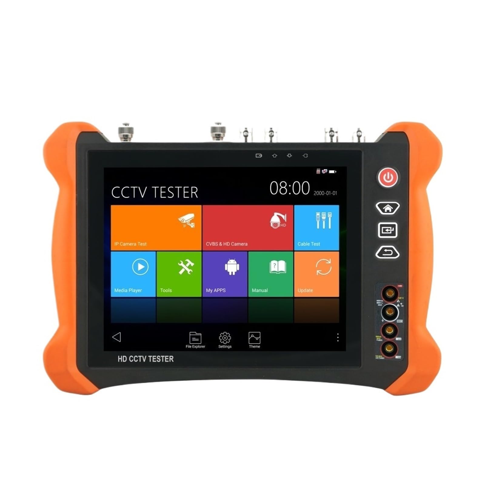 Monitor testowy CCTV, X9-ADHS Tester Kamery Ip POE Cctv Monitor Narzędzia Instalacyjne CCTV