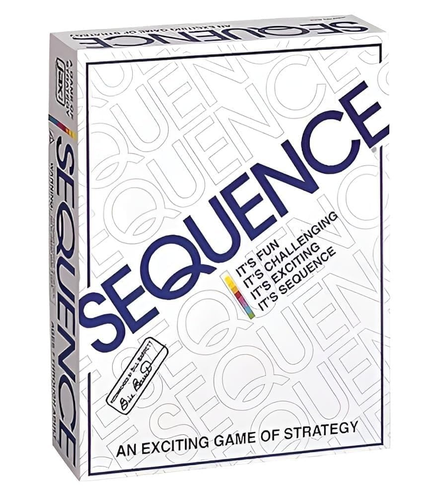 Kids The Original Sequence Strategy Game Card Game Board Game for Adults Families Educational 2 to 12 Players Family Fun Activity Toy (Multicolor)-image-1