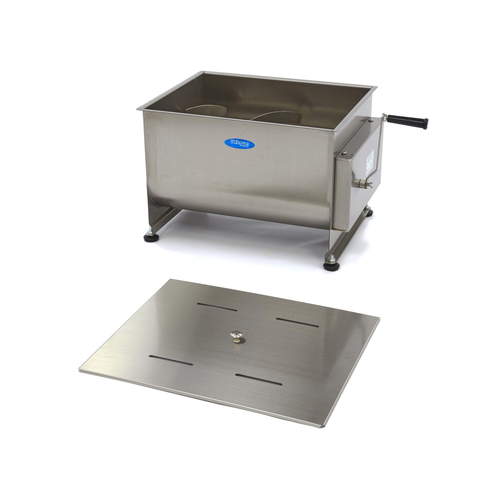 Maxima Mixeur à viande gastro - 50 l - 43 kg de viande - Double axe - Manuel