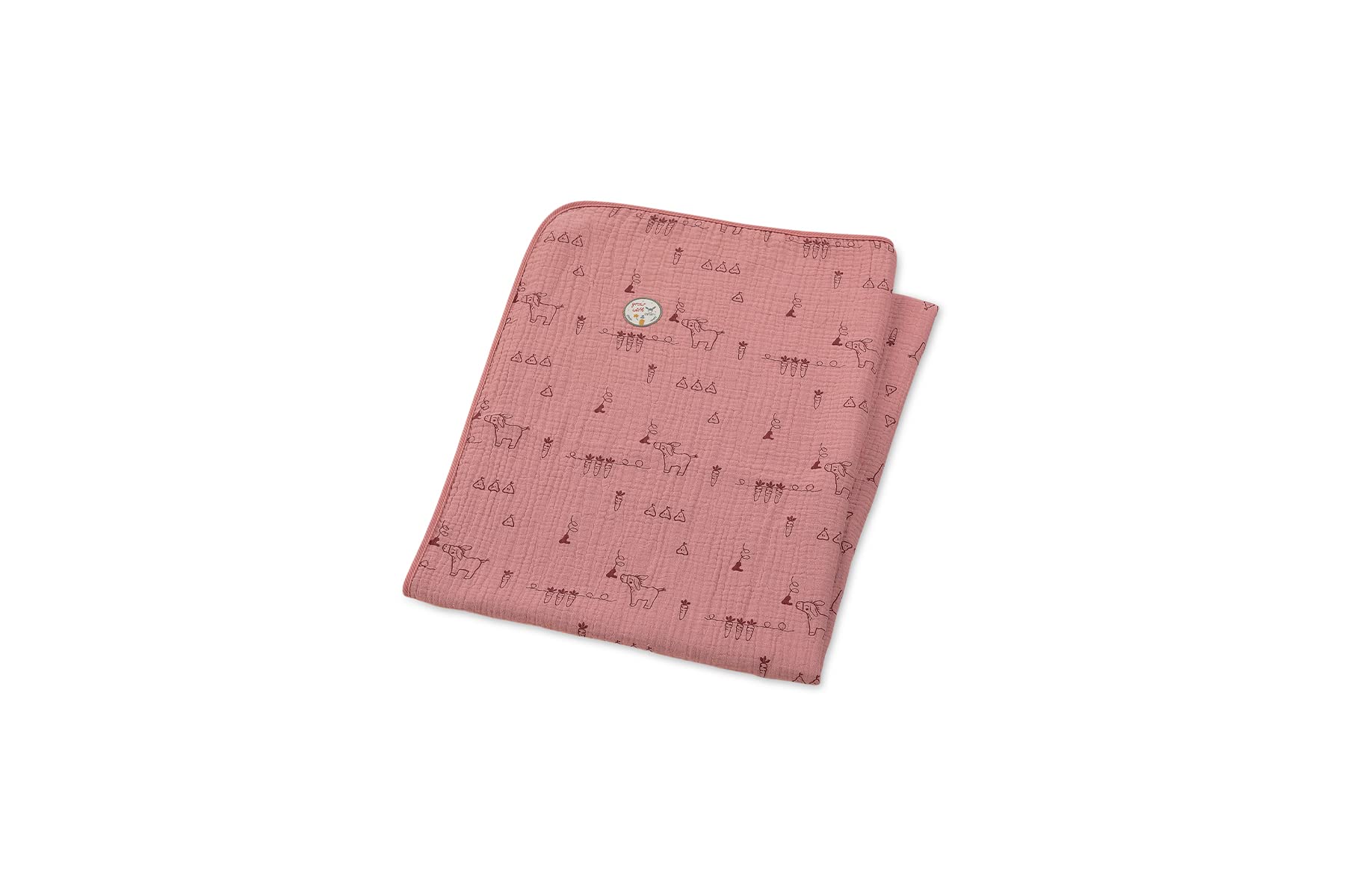 Sterntaler Emmis Garden Cuddly Blanket Muslin Red