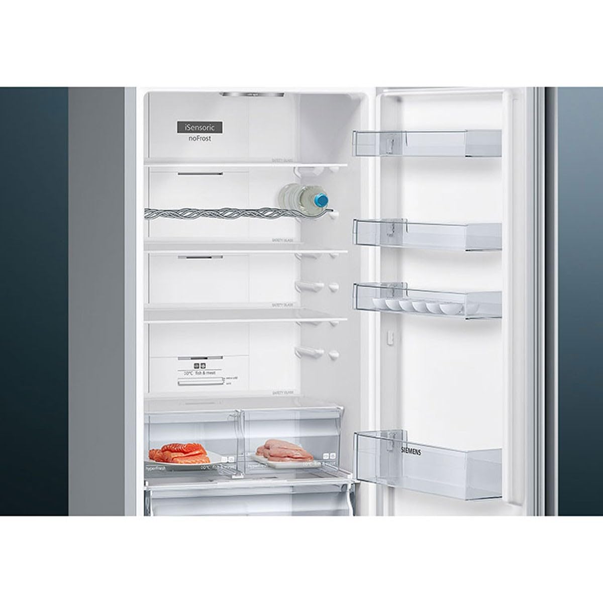 SIEMENS Combi INOX, A+++, 203 X 60 Cm