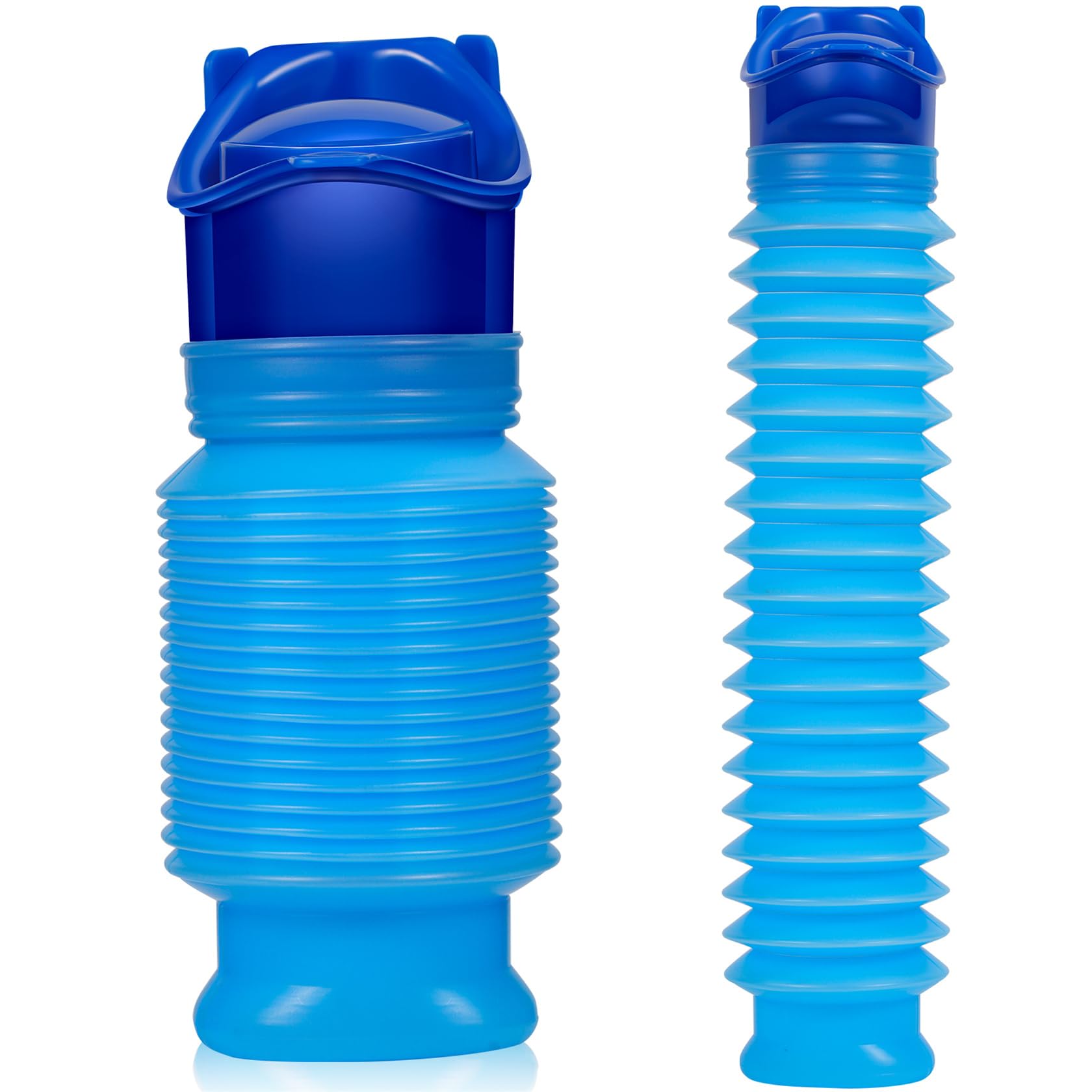 NUOOO Emergency Toilet Portable Potty Pee Bottles for Male Female Kids Shrinkable Urinal Urine Bottle Outdoor Camping Travel Traffic Jam 750ml