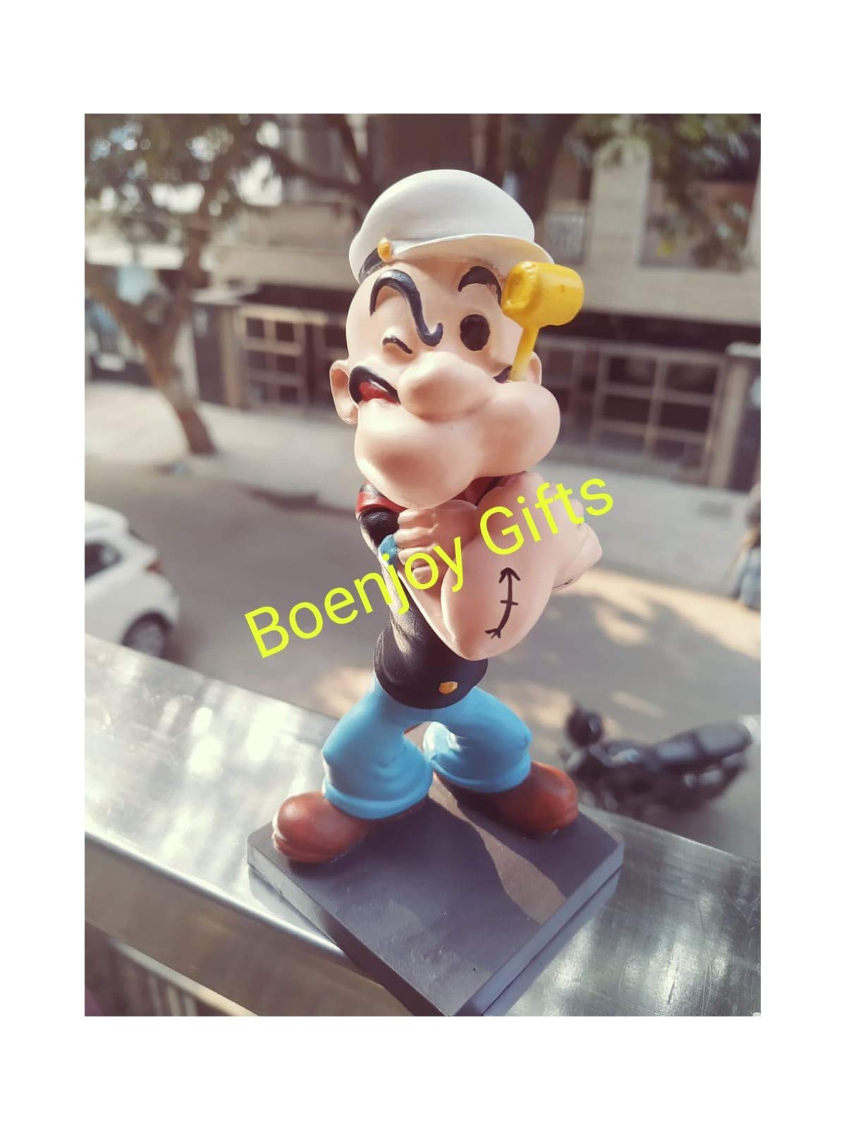 Boenjoy Gifts - Made in India - Popeye The Sailor Bobble Head + Car Decoration + Double Tape to Stick - Cartoon Network Action Figure - Limited Edition Exclusive (B08R5P2FC7) Amazon Price History, Amazon Price Tracker