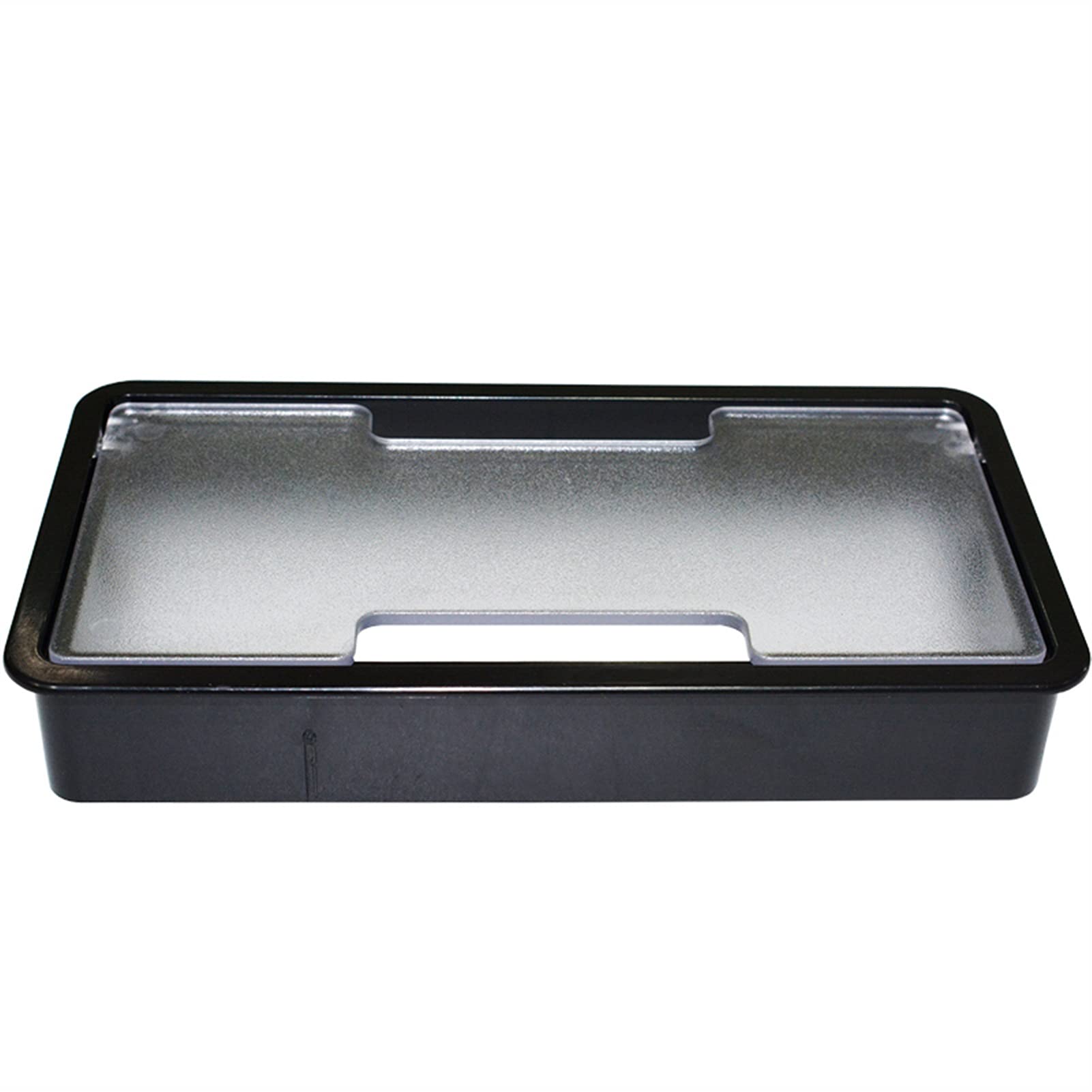 Pasacables de escritorio Cubierta de orificio rectangular de plástico