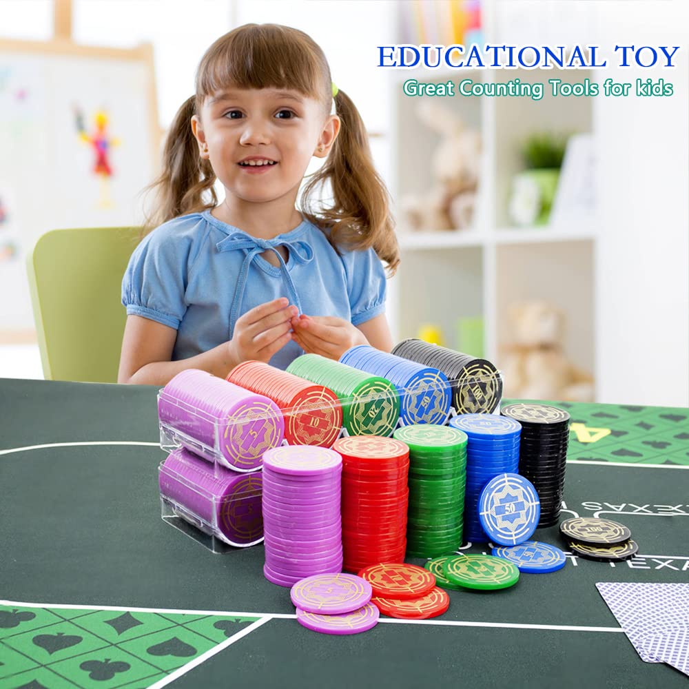 Amazon.co.jp: ポーカーチップ 100個 収納ボックス付き ポーカーチップ