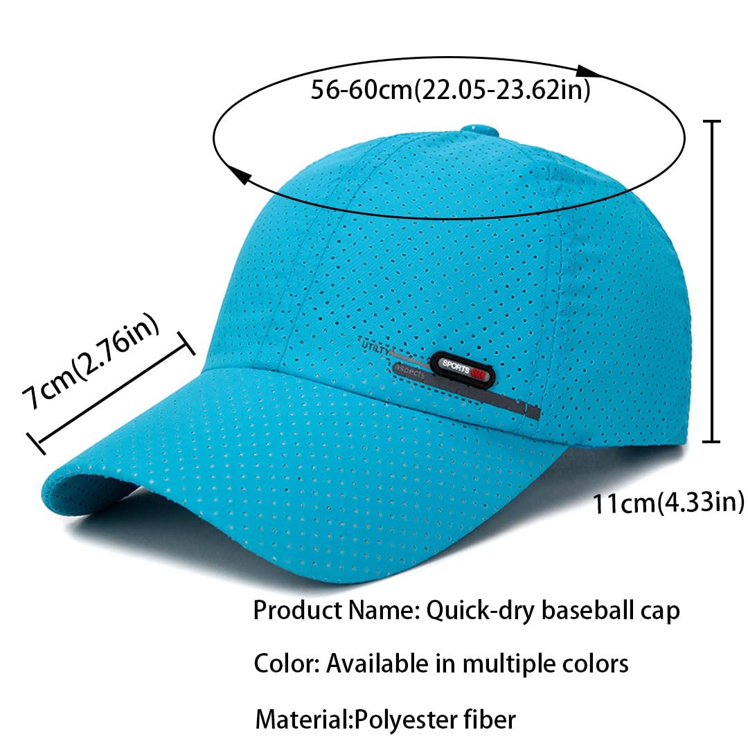 Gorra de BéIsbol de Transpirable para Hombre Gorra el Sol Moda Gorra Running Hombre Mujer Ajustable Sombrero Verano Gorra Beisbol - 5