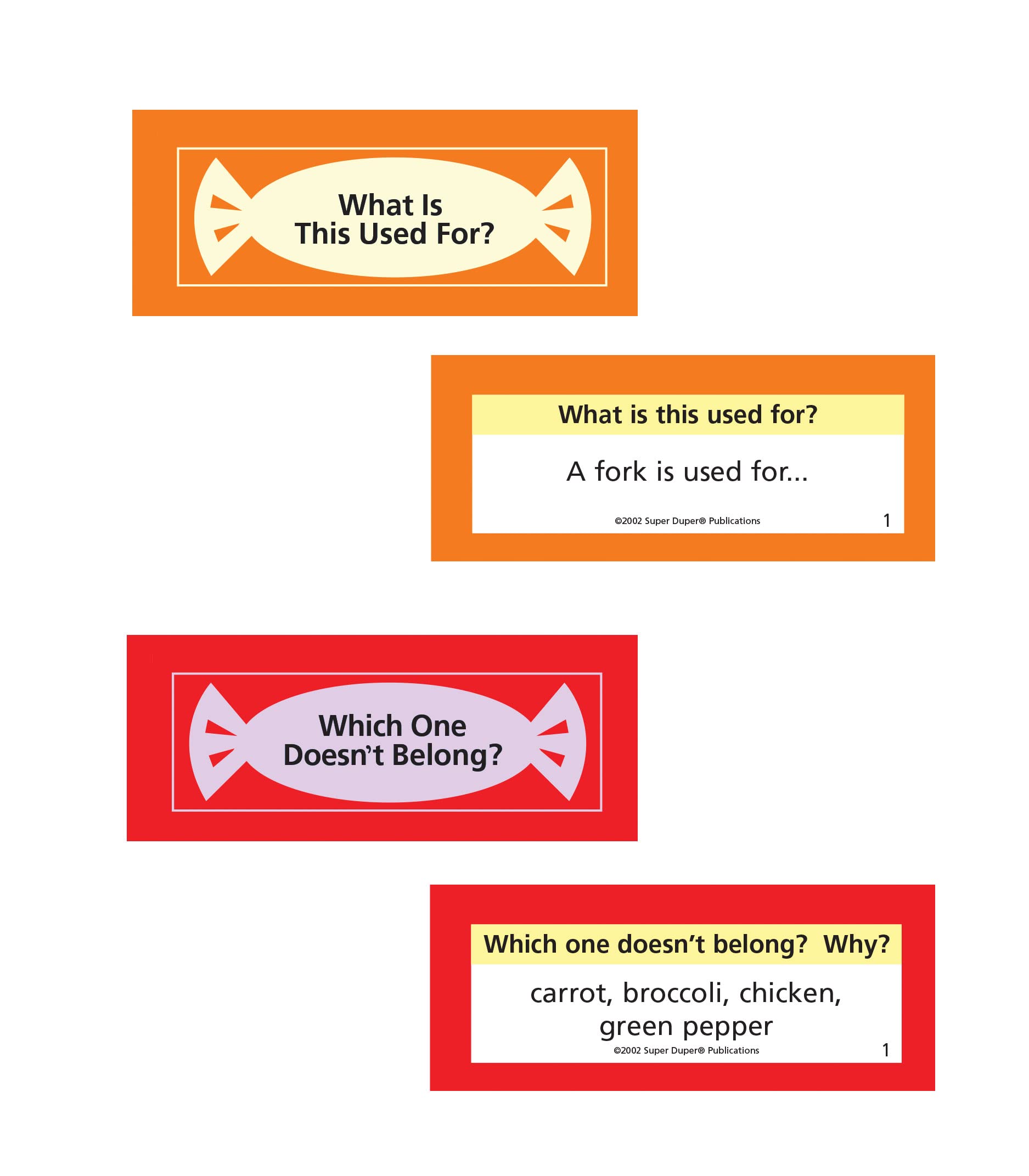 Super Duper Publications Granny's Candies Vocabulary Game of Word