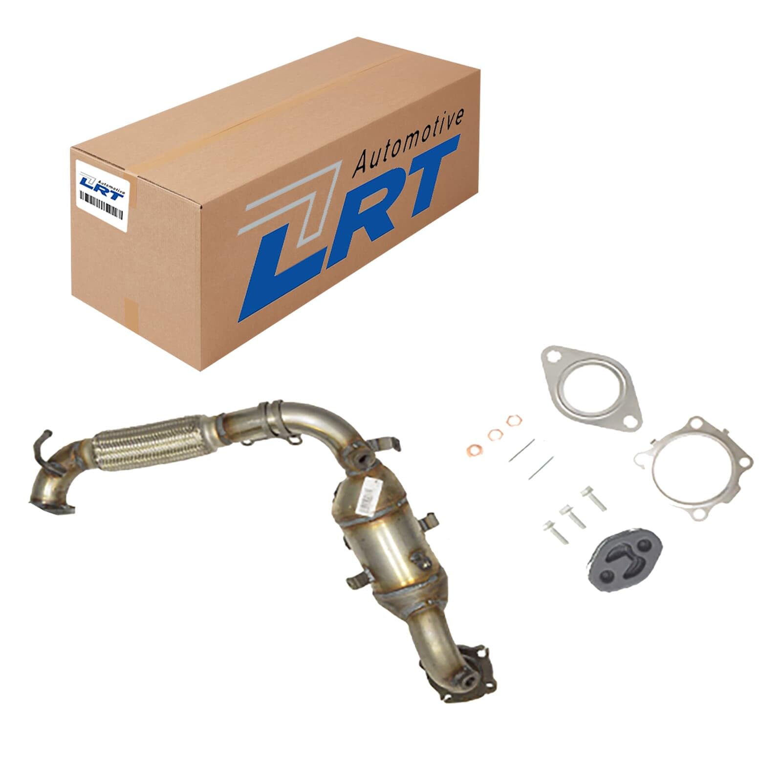 LRT 7255N Catalizador Kat Compatible con FORD Fiesta Mk6 Hatchback CB1, CCN, JA8, JR8 Fiesta Mk6 Furgoneta B-MAX JK ECOSPORT Transit Courier Furgoneta