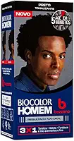 Biocolor Homem Tonalizante De Cabelo Masculino Bozzano Preto