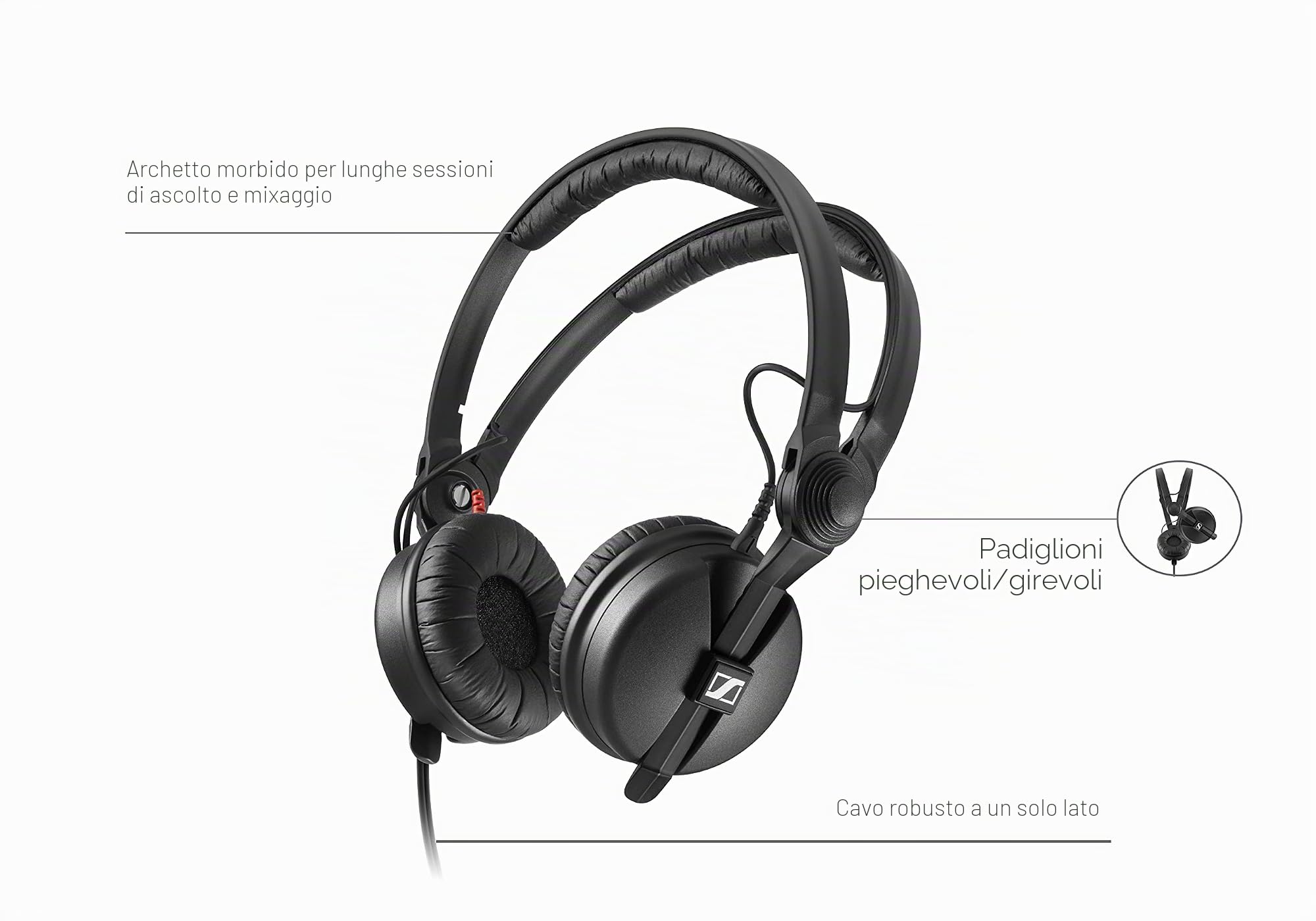 Sennheiser Cuffie chiuse HD 25 Blue Limited Edition