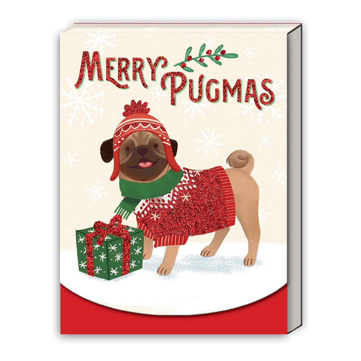 Punch StudioXmas Pug Christmas Pocket Notepad (36710)
