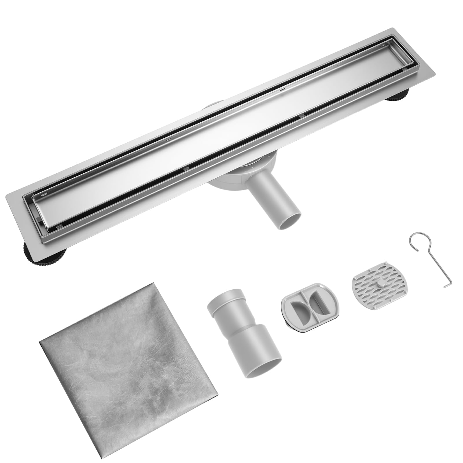 Ronvie 700mm Linear Shower Drain with Anti-Odour Trap And Hair Strainer