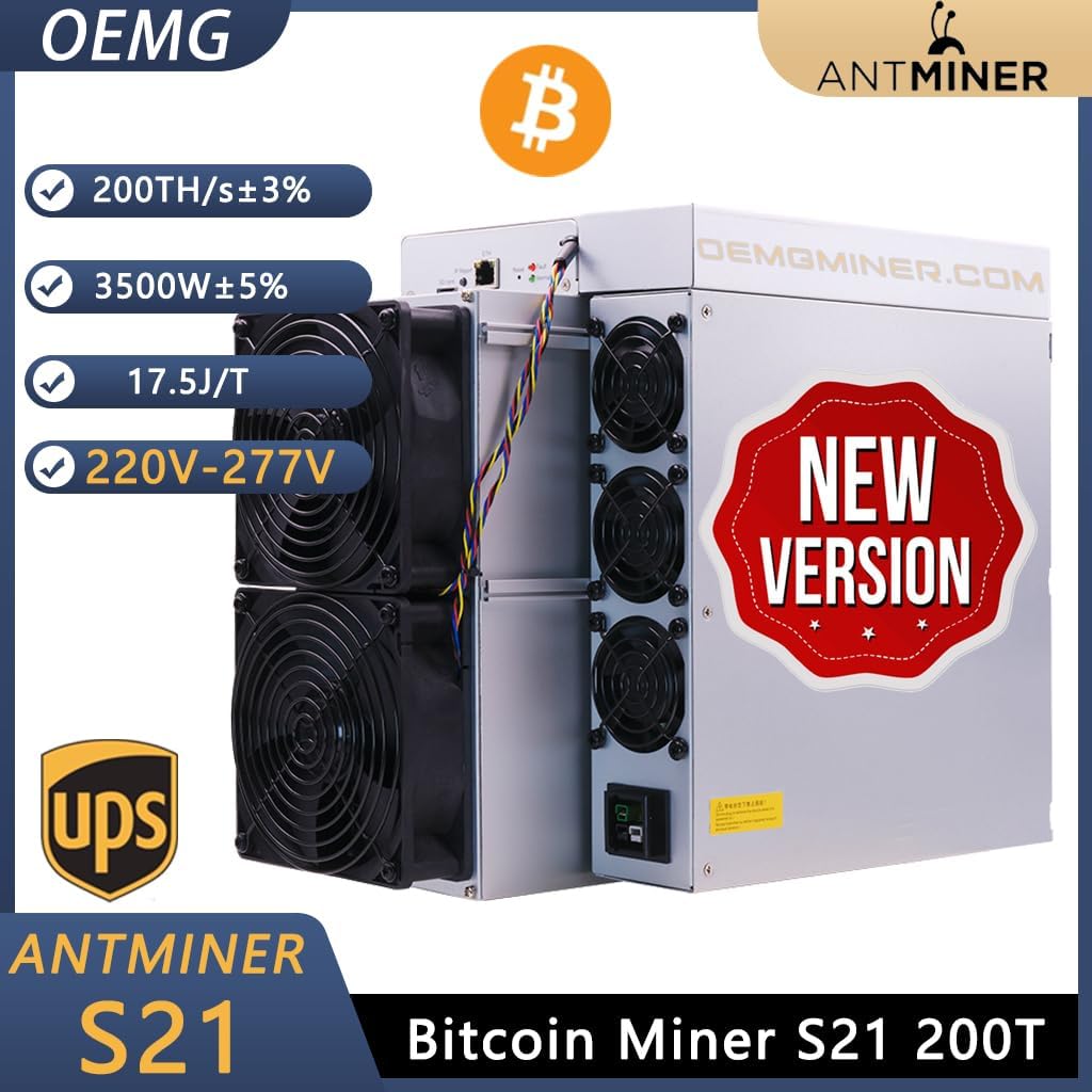 Bitmain Antminer S21: 200T, 3500W, Air-Cooled UK | Ubuy