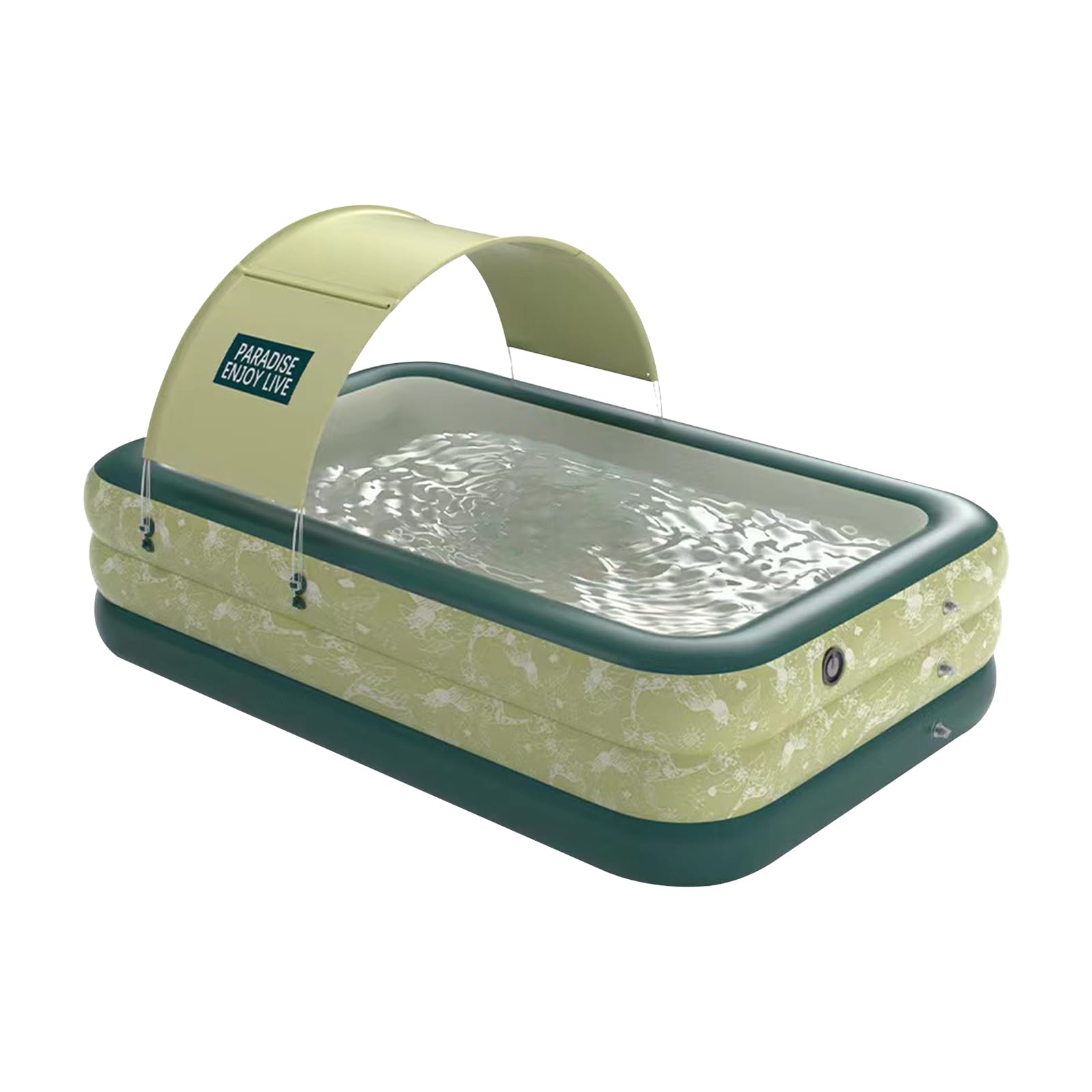 Ergocar Piscina De Sunshade, Piscina Inalámbrica Inflable Inteligente, Niños Y Adultos -On -Piscinas De Jardín Familiar