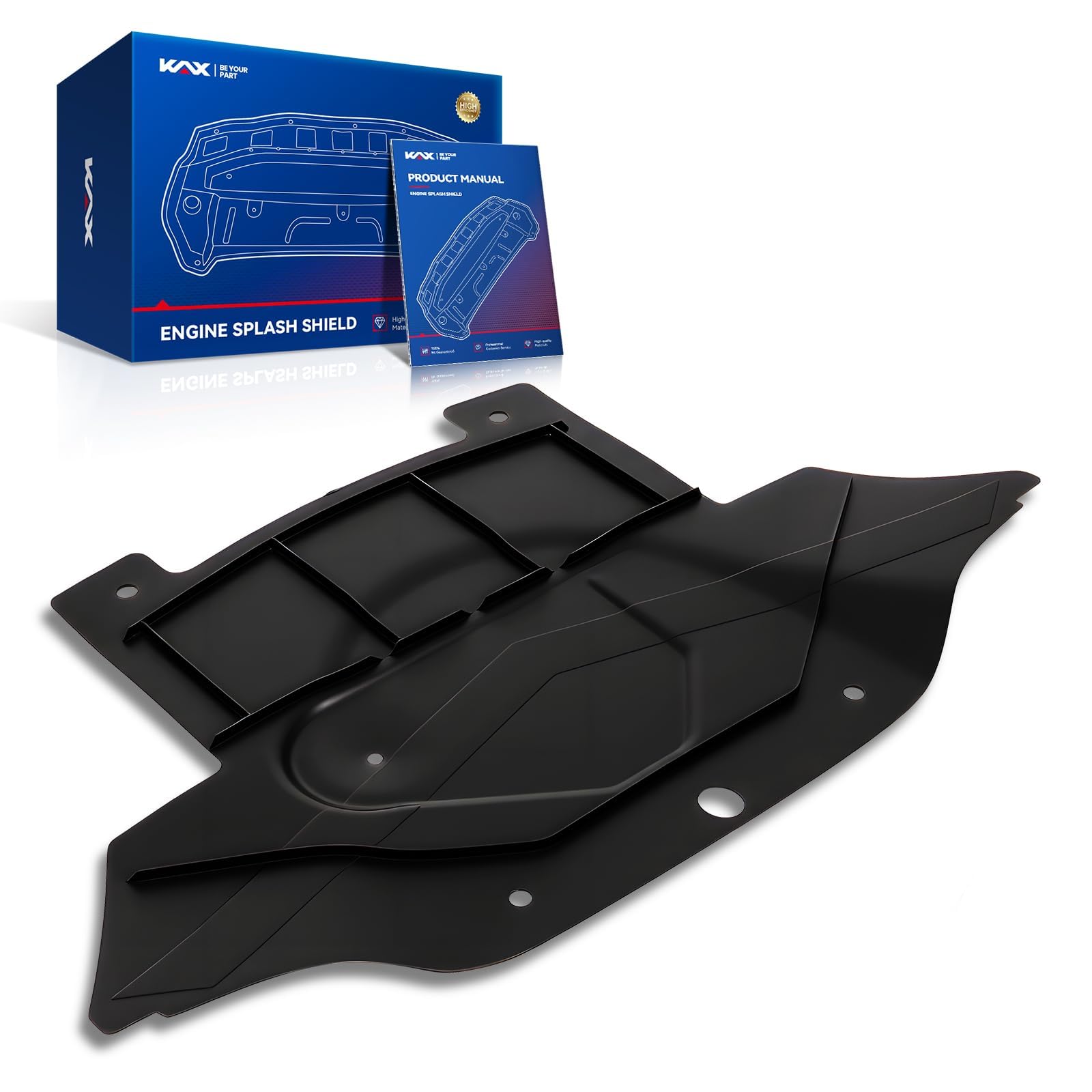 KAX Engine Splash Shield fit for 2015-2023 Dodge Charger AWD, 1Pc